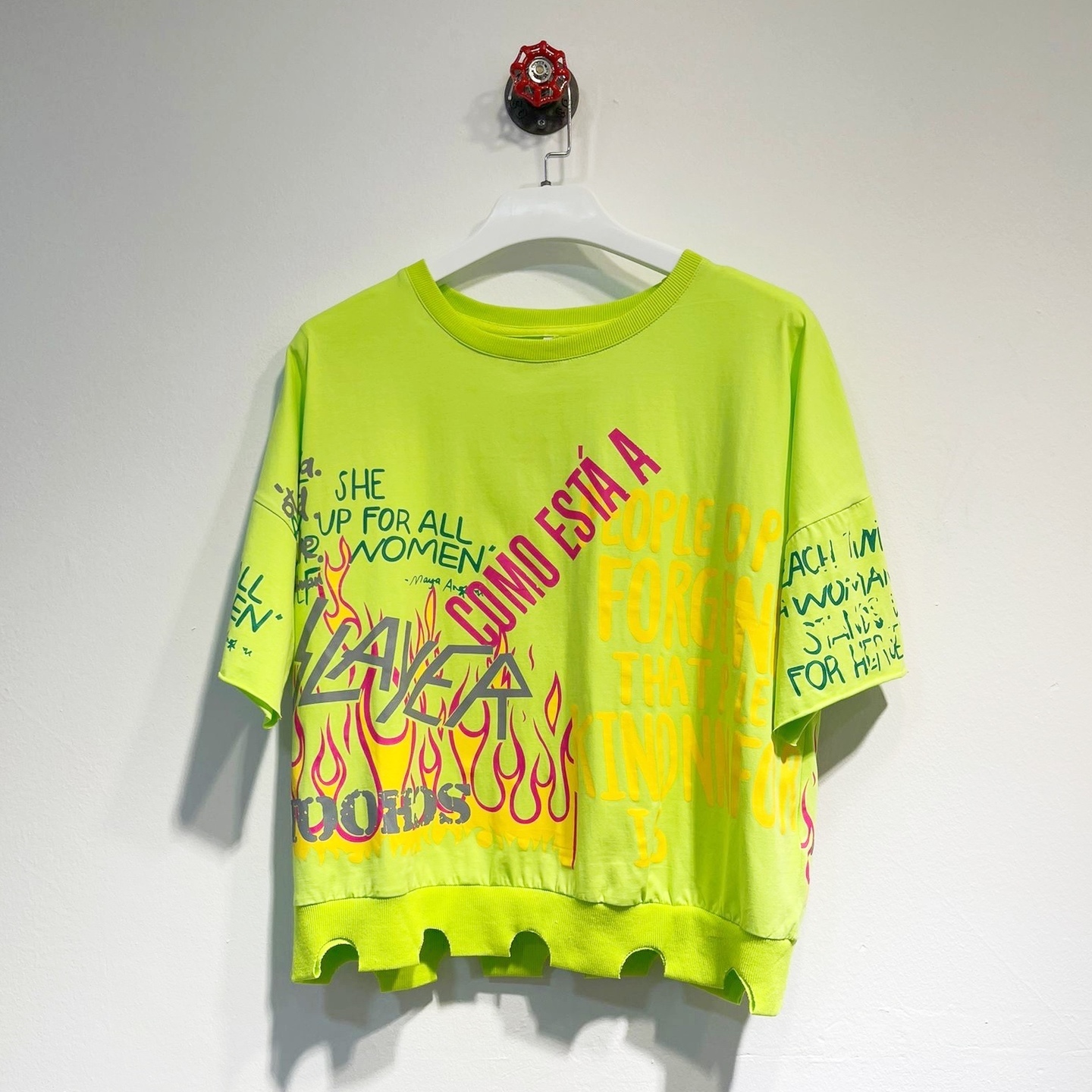 Slayer Graffiti T-Shirt Green