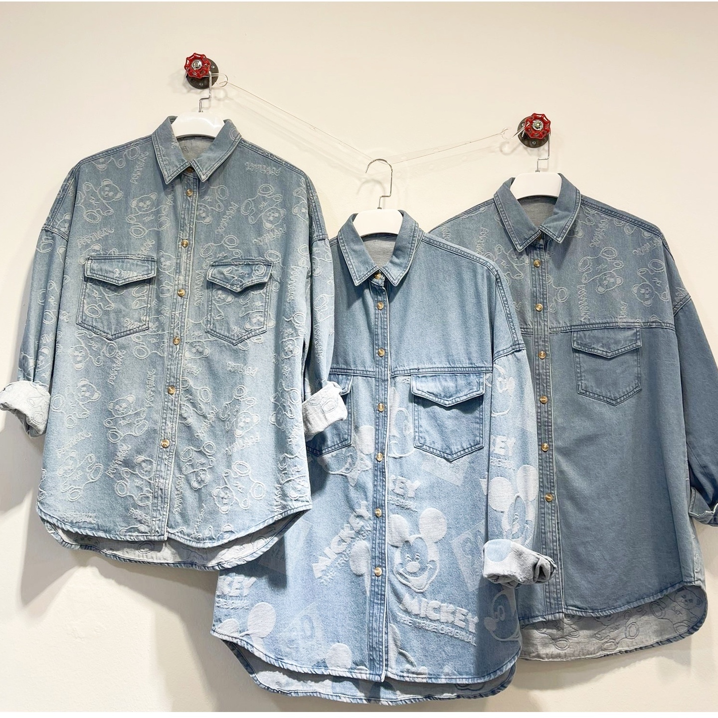 Mickey Print Denim Jacket