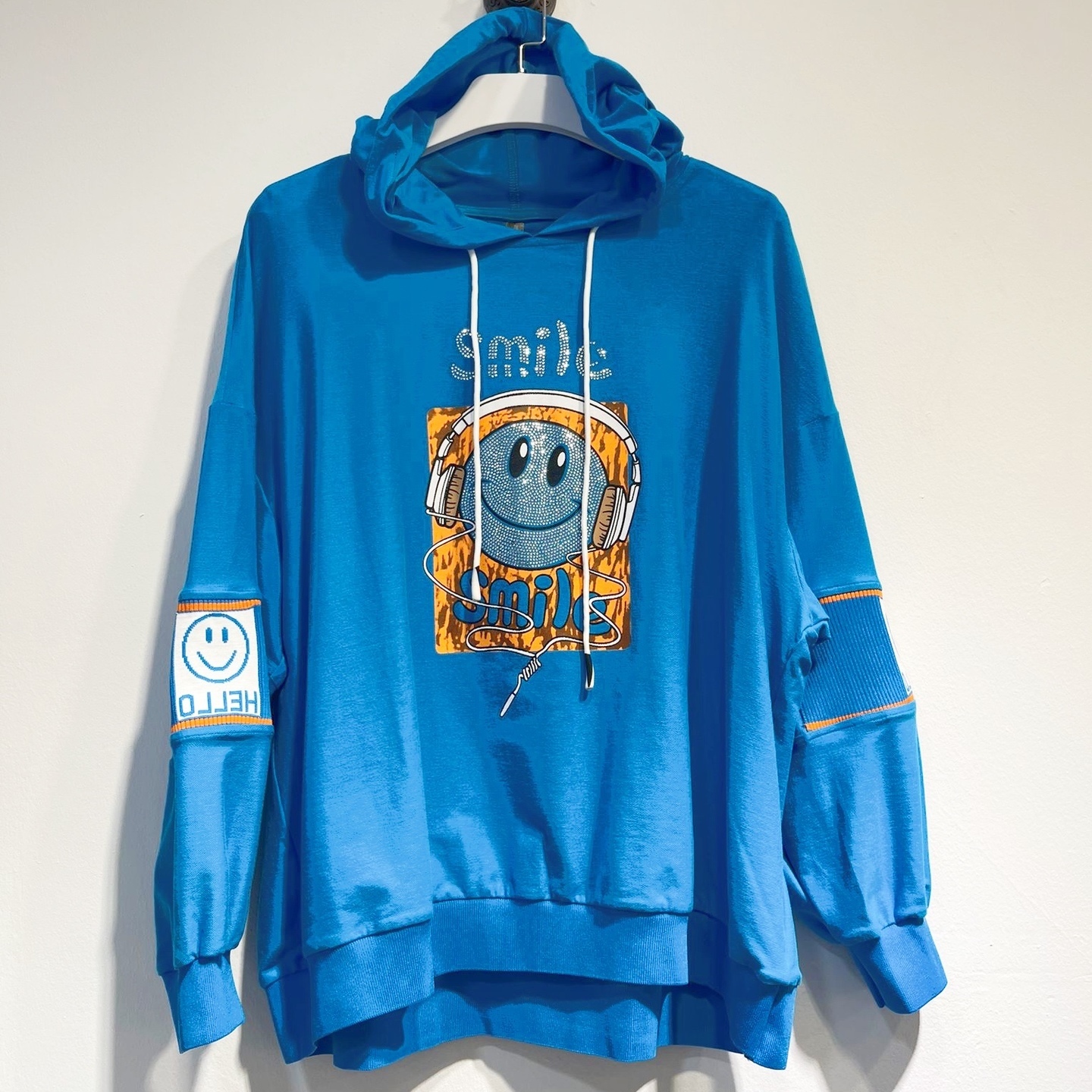 Smile Drawstring Hoodie
