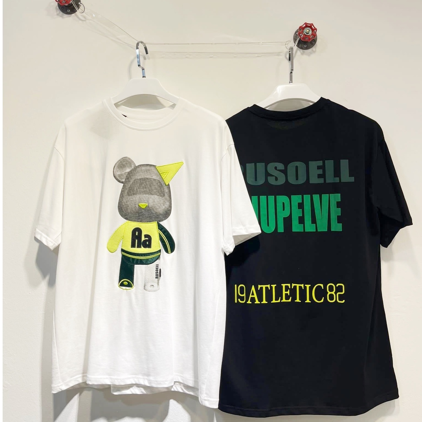 Rusoell Bear Top White