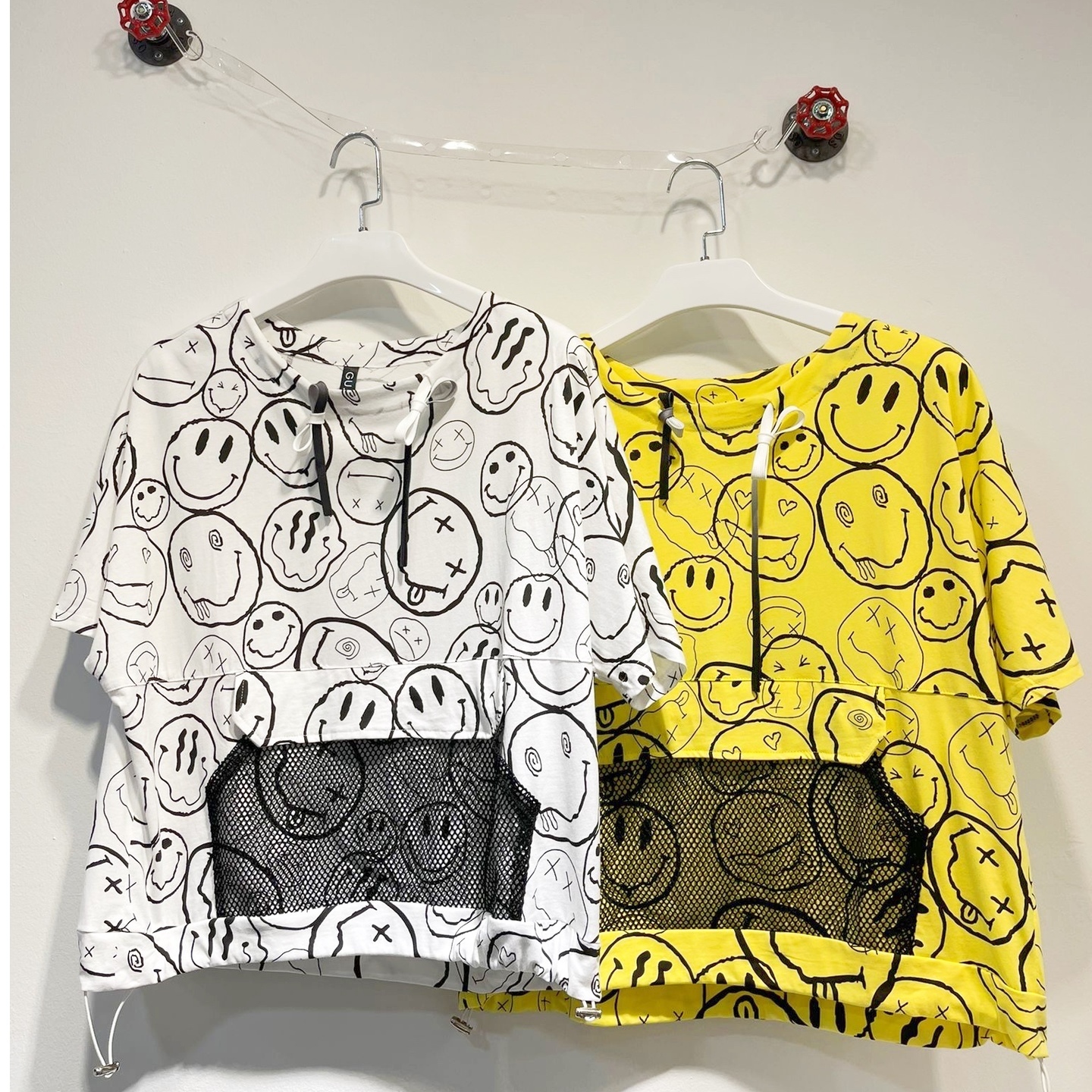 Smiley Hoodie White