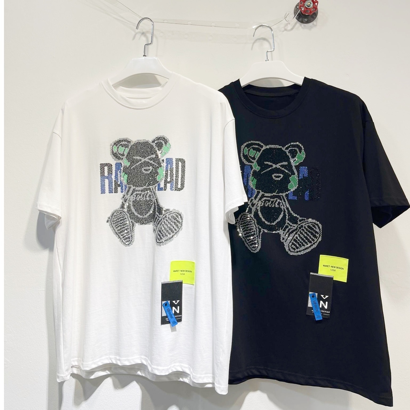 Diamante Bear Top Black