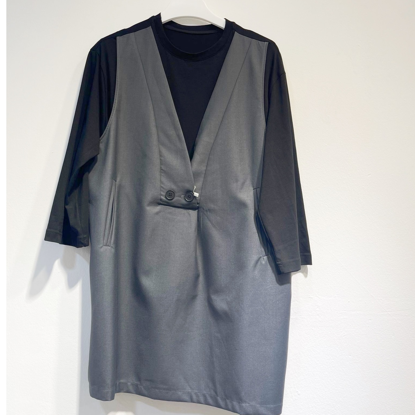 Fake Double Layer Dress