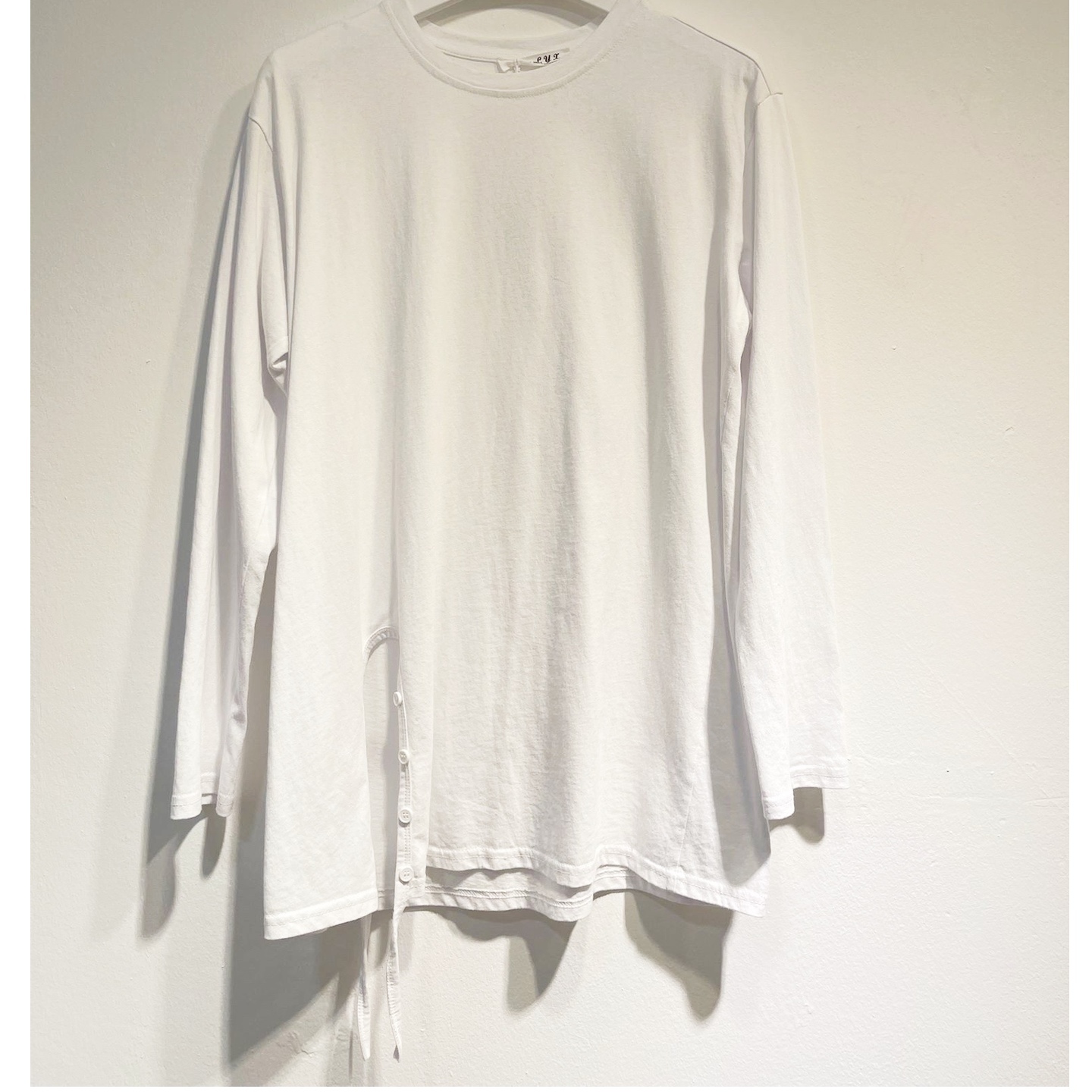 Long Sleeve Slit Shirt