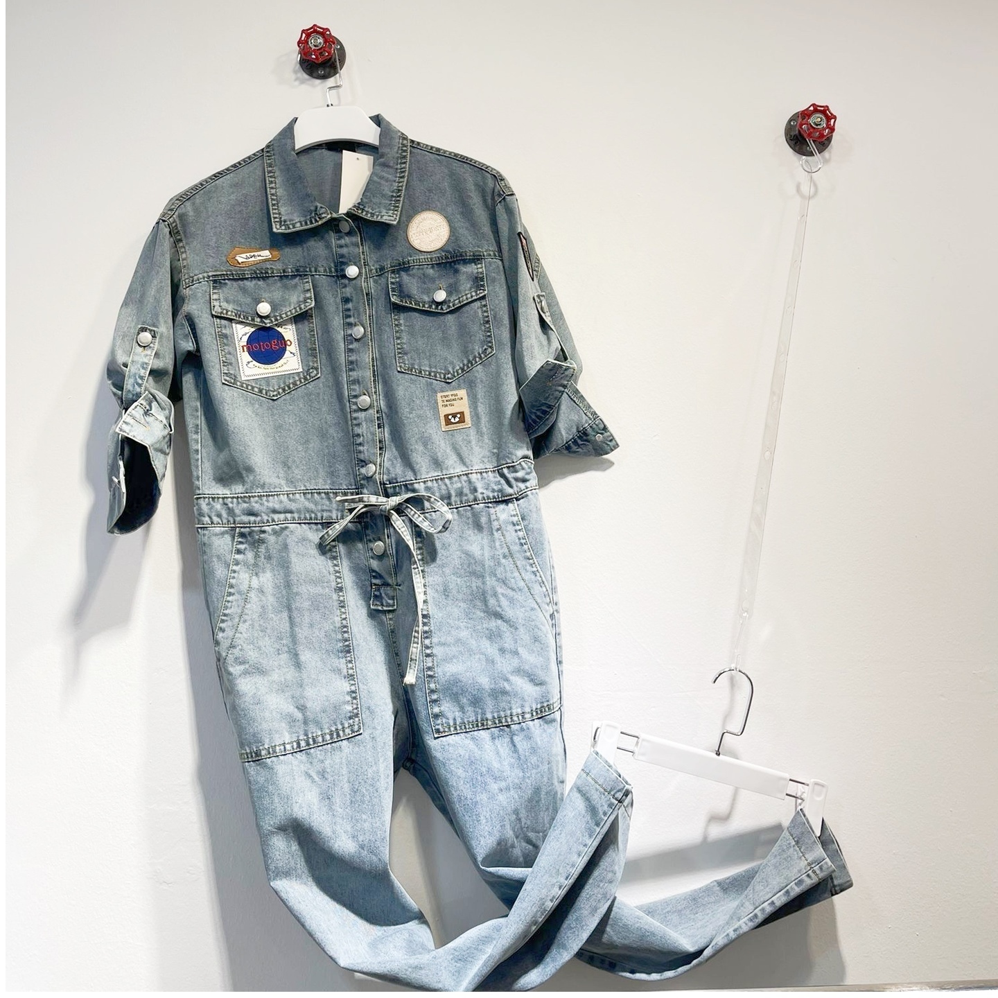 Denim Romper