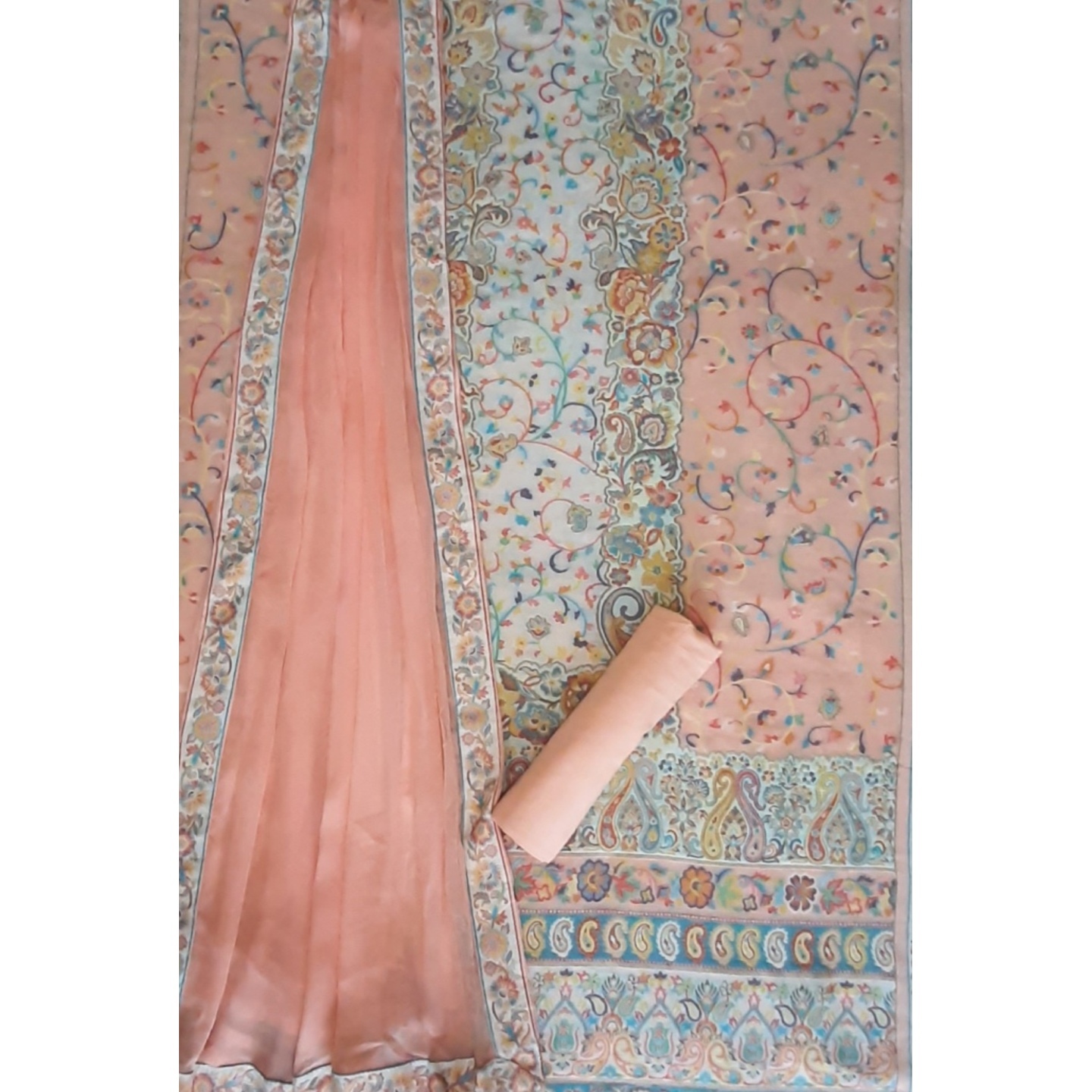 Kashmiri print cotton unstitched  suits