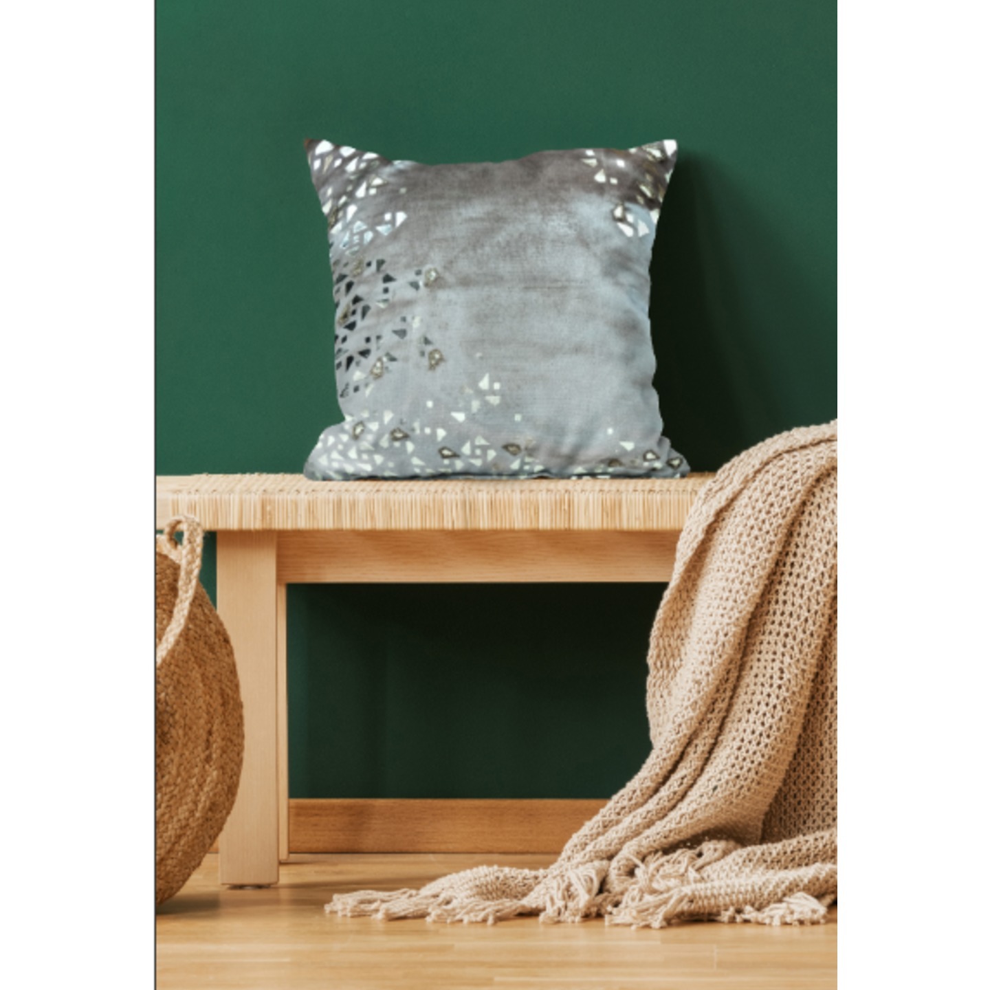 Embroidery beautiful cushion cover1616single Piece