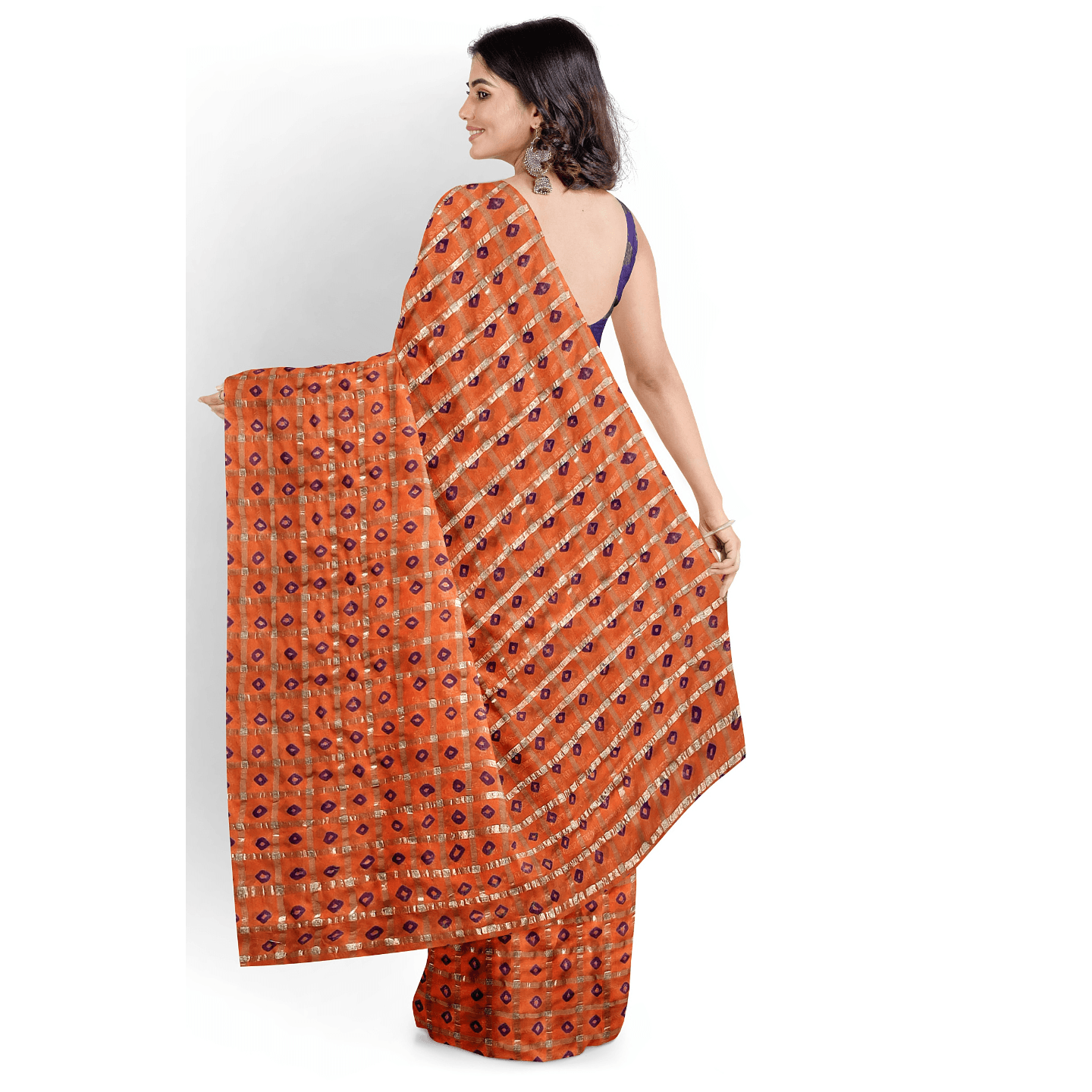 Georgette bandhani Saree