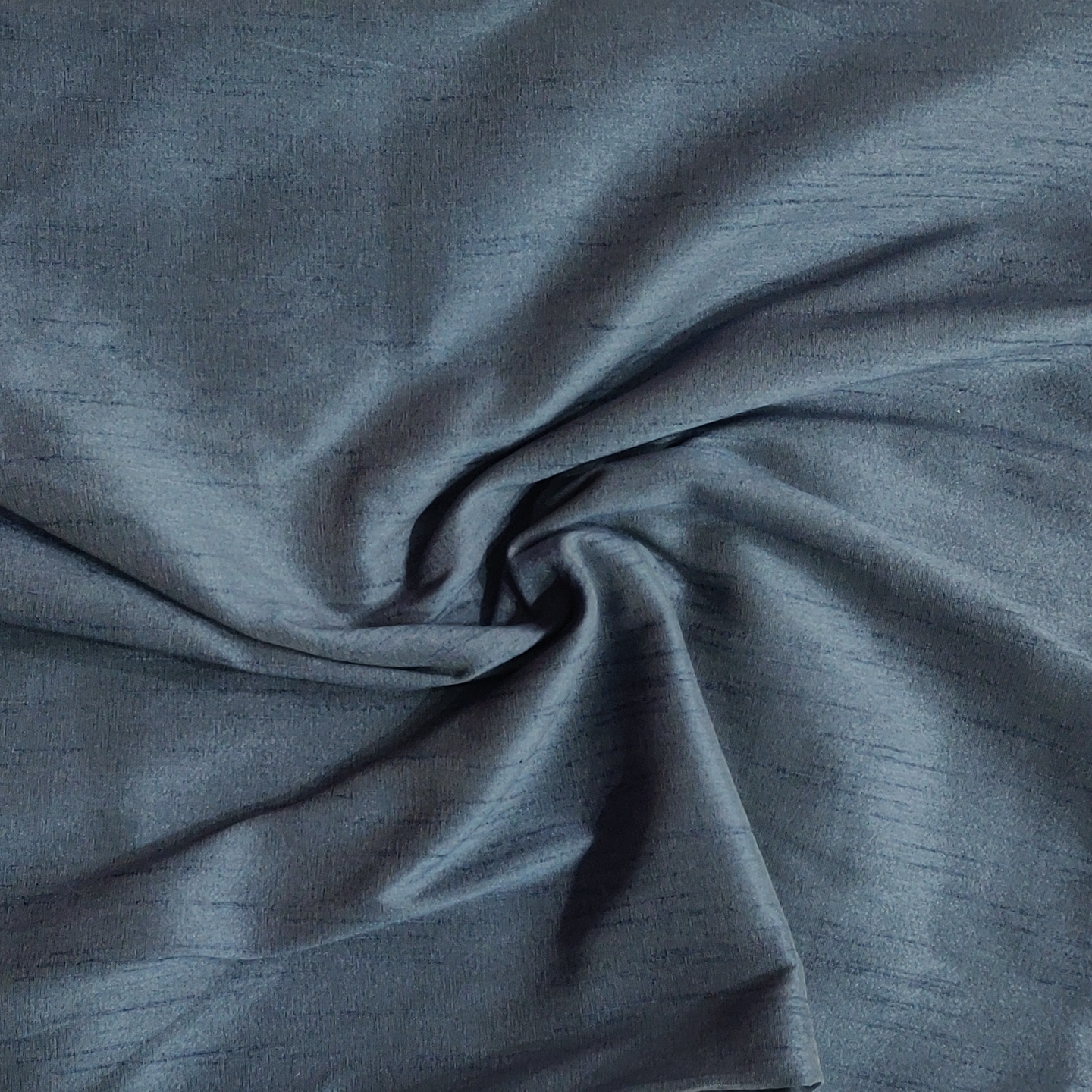 Khadi Silk Fabric - Grey Colour