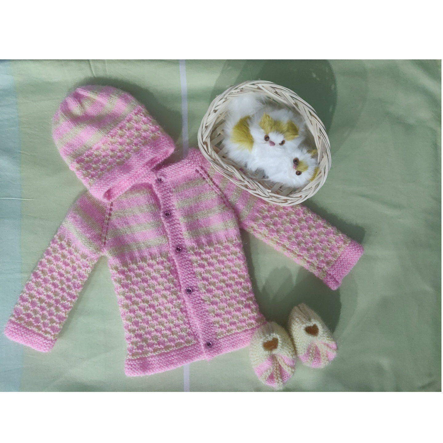 Pink & Yellow Baby Set