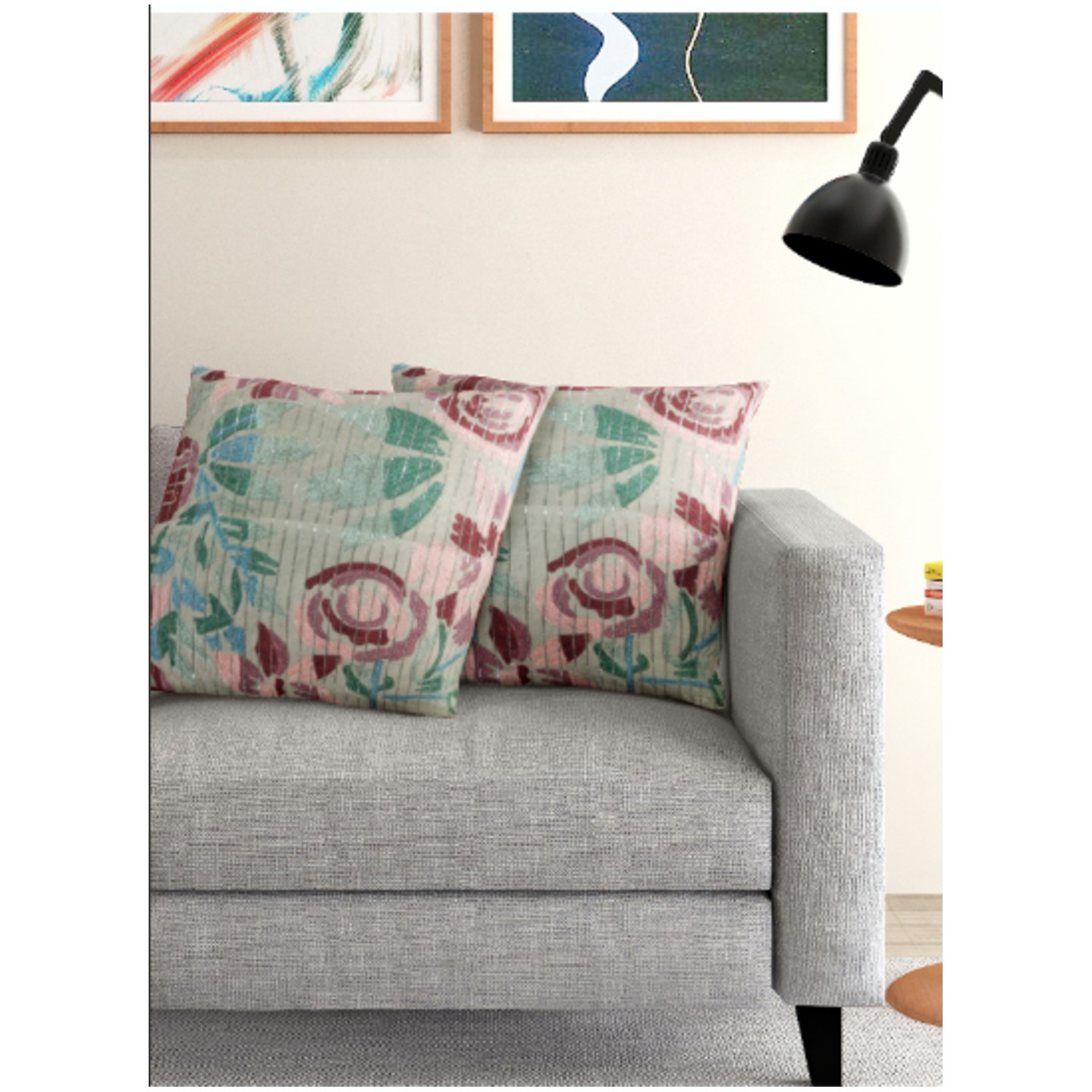 Embroidery cushion cover 1616