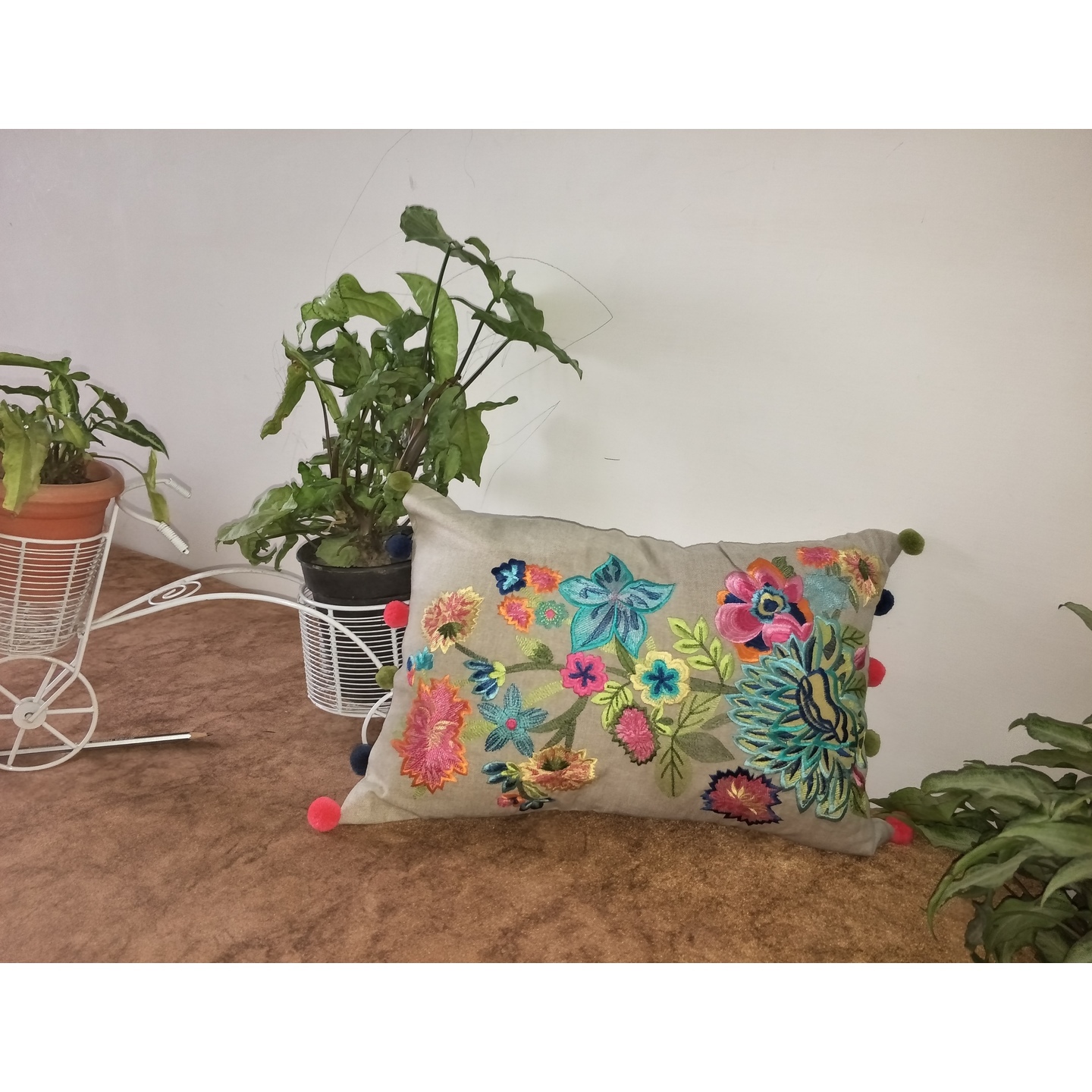 Embroidery Cushion Cover 1224 single Piece