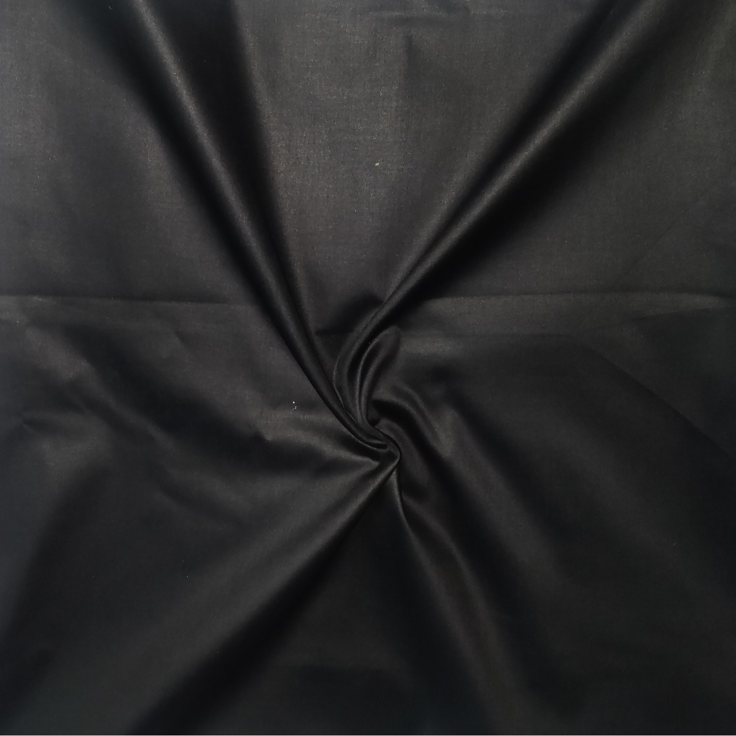 Black Colour Glaze Shine Pure Cotton Fabric