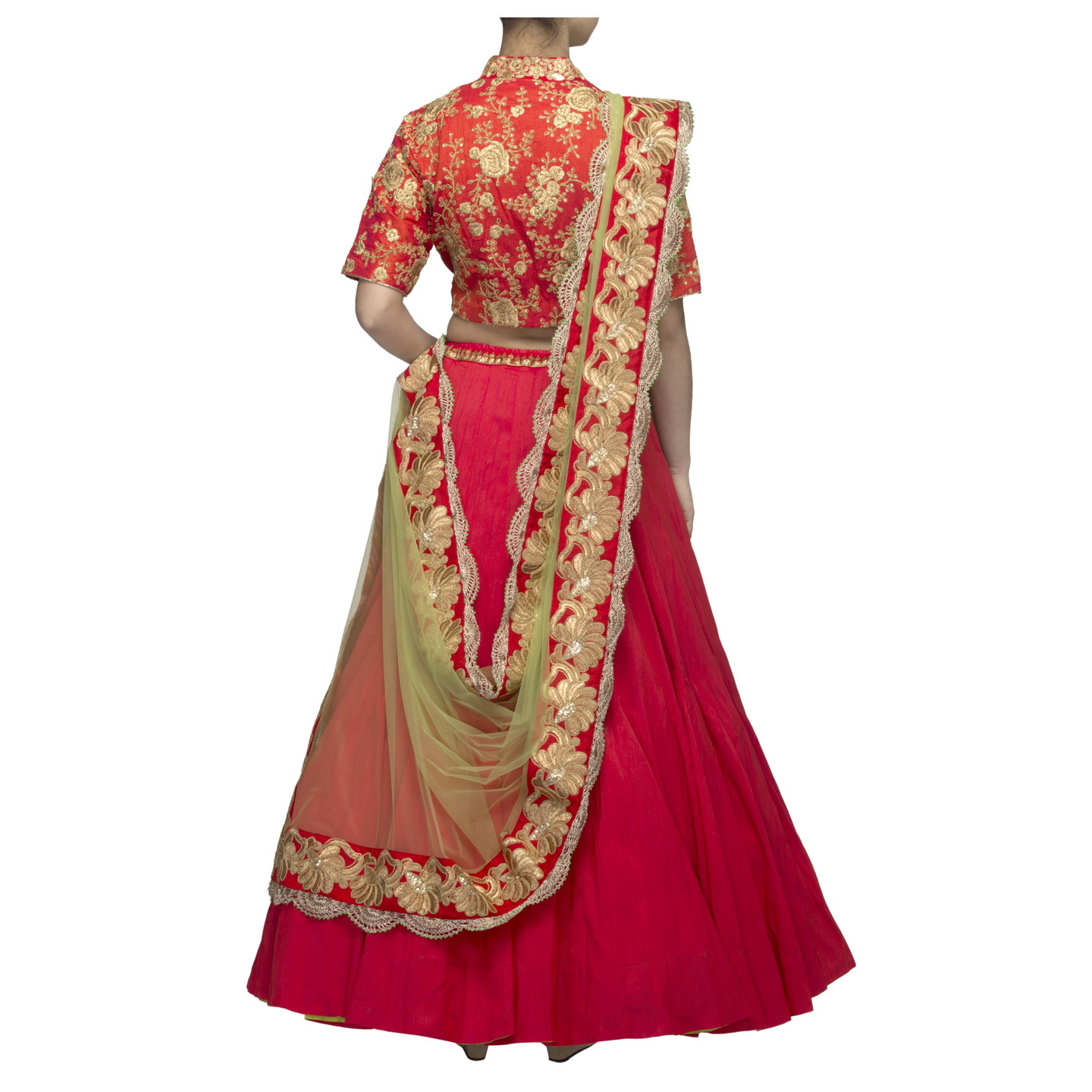 bright lehenga