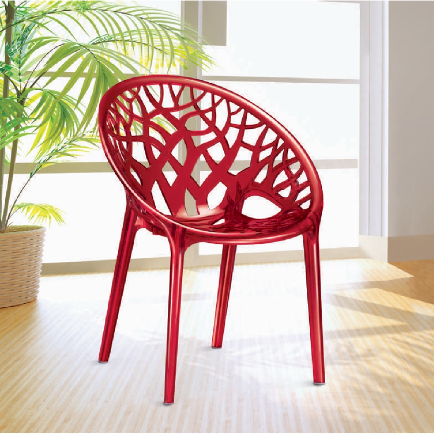 NILKAMAL CRYSTAL CHAIRS