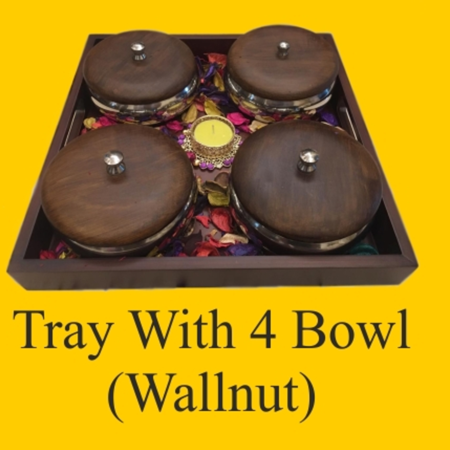 Tray With 4 Bowl