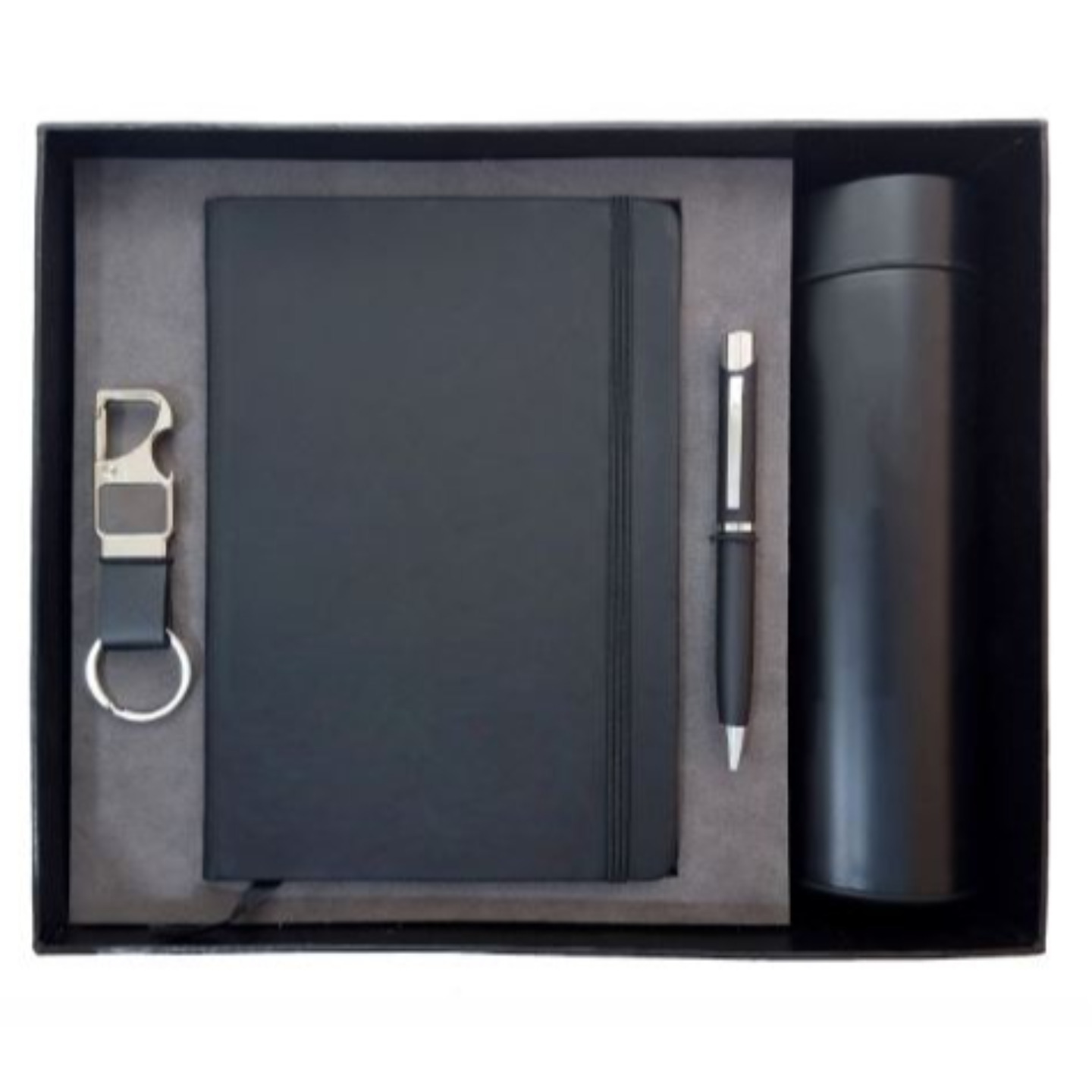 Notebook, Pen, Keychain & Bottle Gift Set