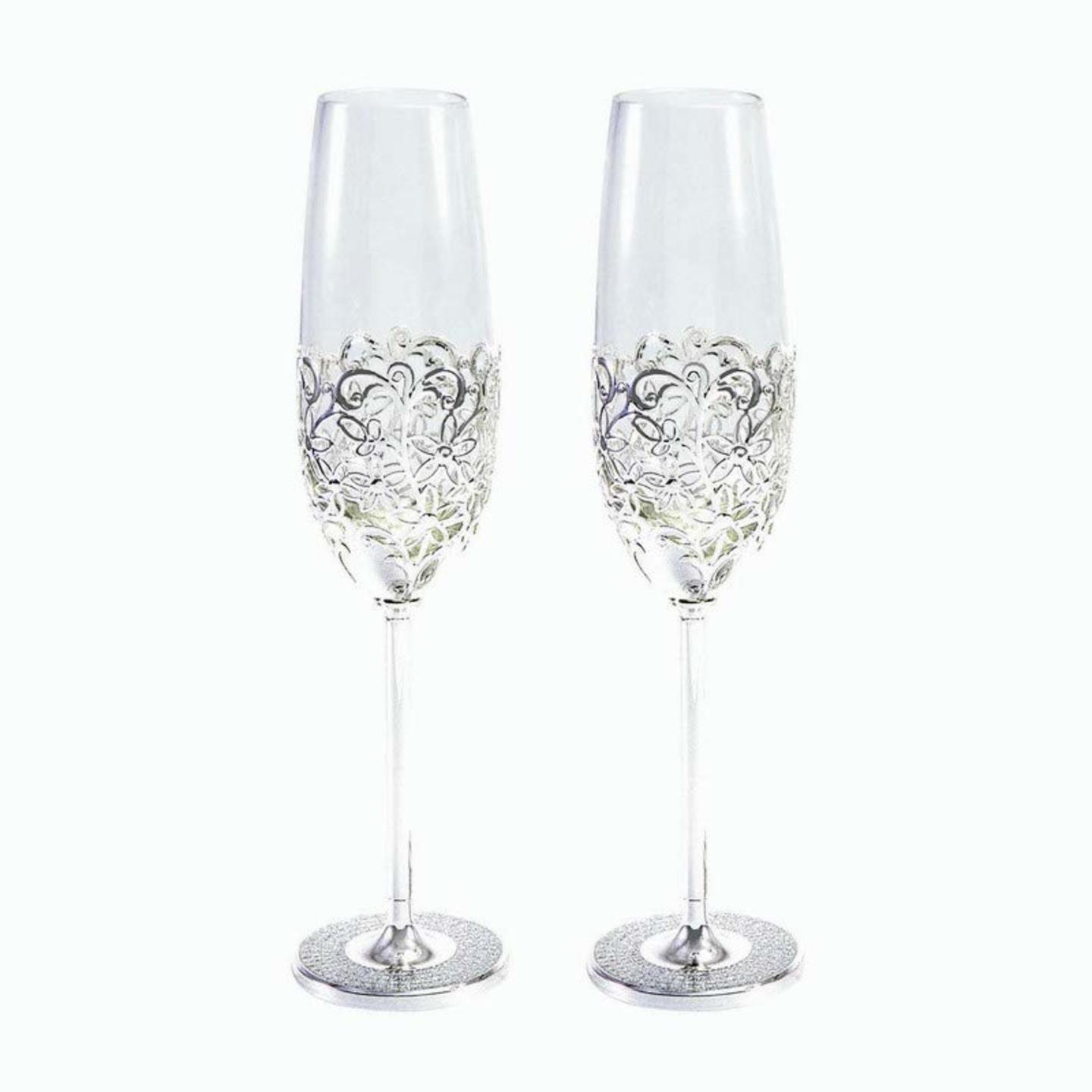 Netted Champagne Glass