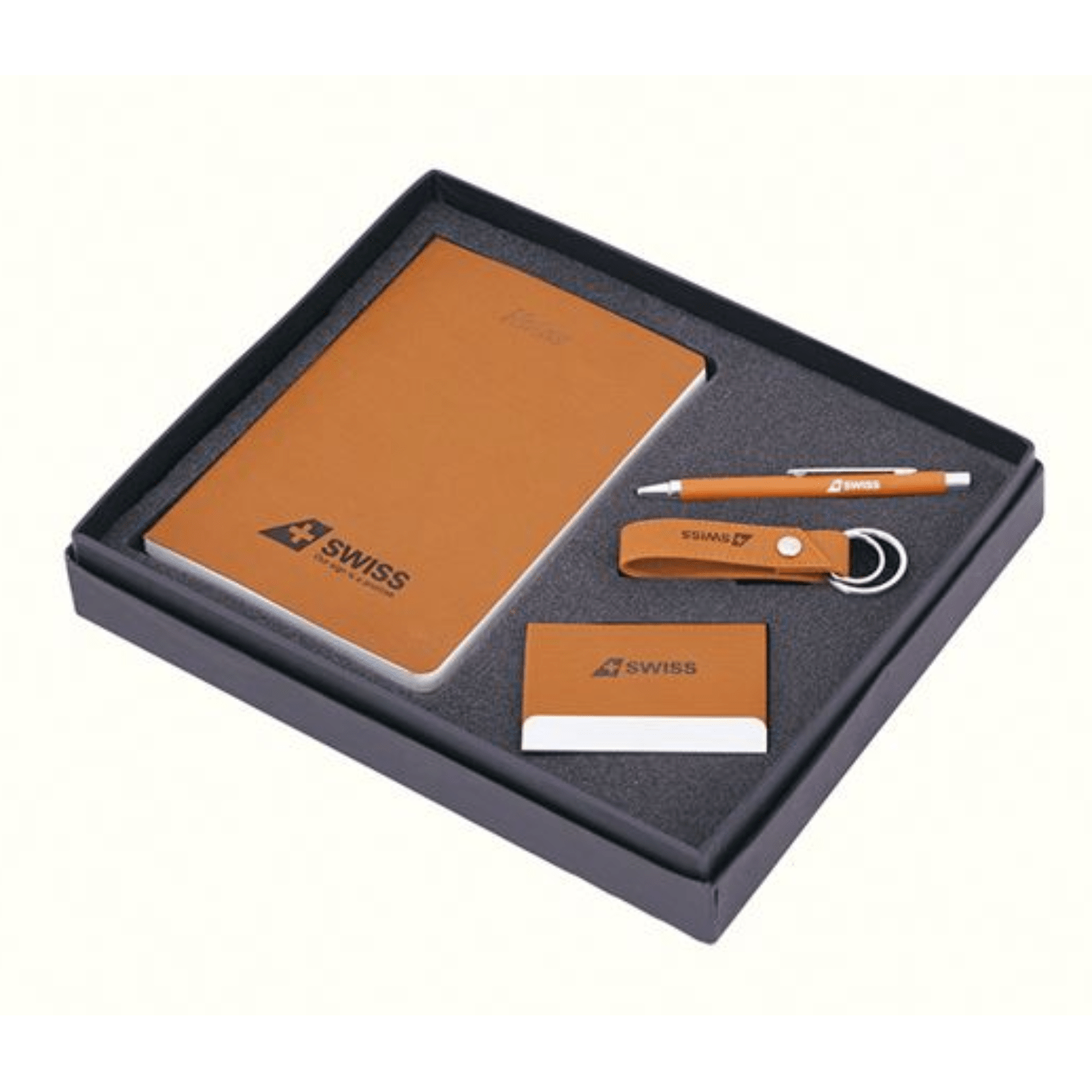 Note Book+ Card Holder+ Pen+ KeyChain Set