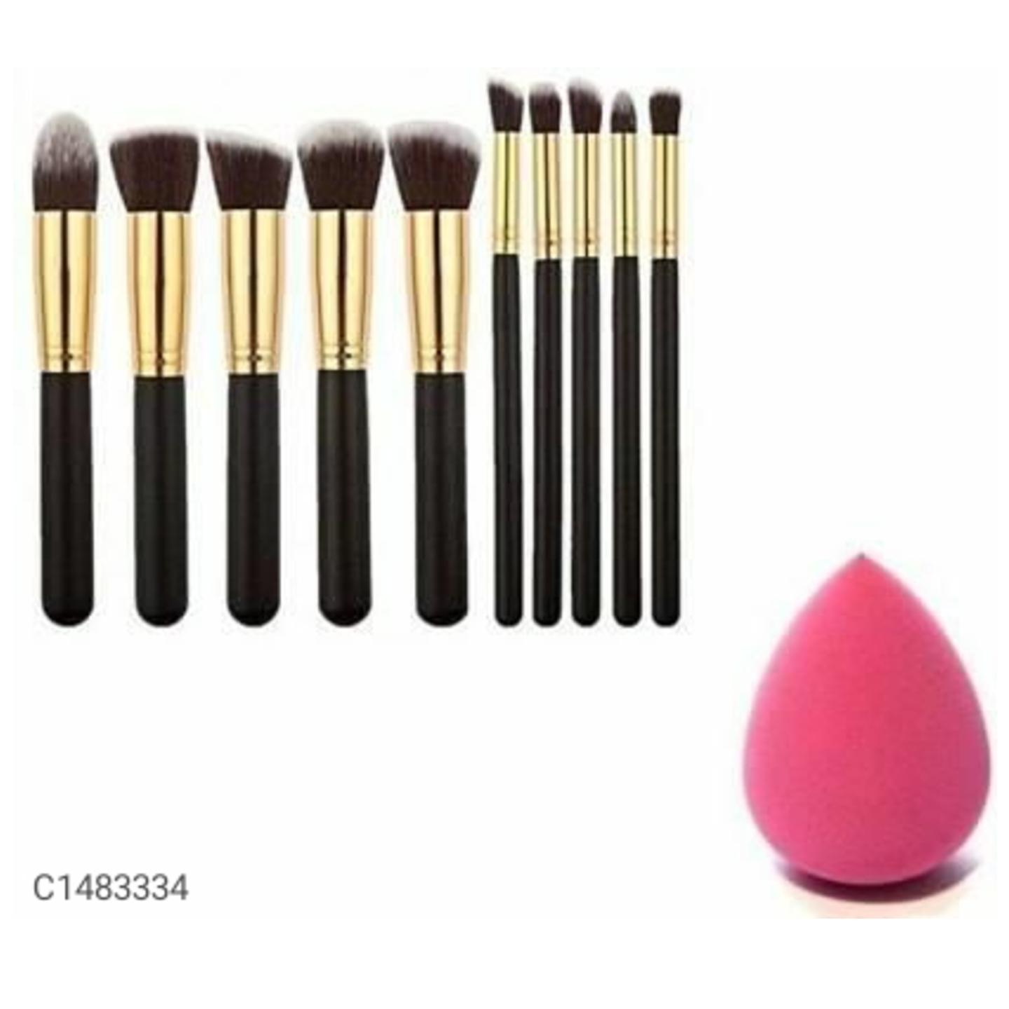 Makeup Brushes Set Tool Pro Foundation Eyeliner Eyeshadow  (11 Items in the set)