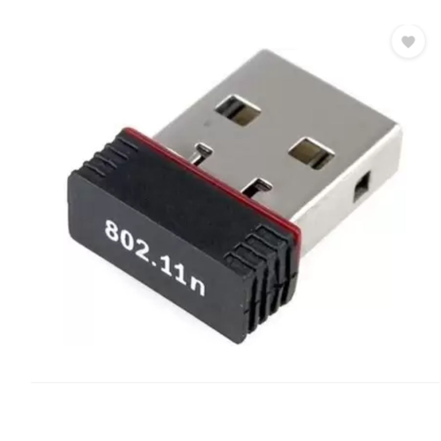  UPORT Mini WiFi Dongle Wireless LAN Card 802.11 Network Connector USB Adapter  (Black)