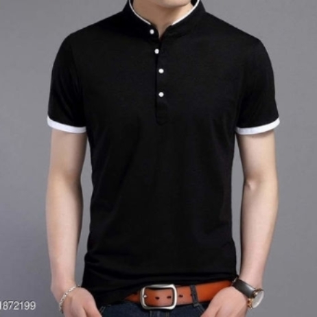 Stylish Solid Cotton T-Shirt