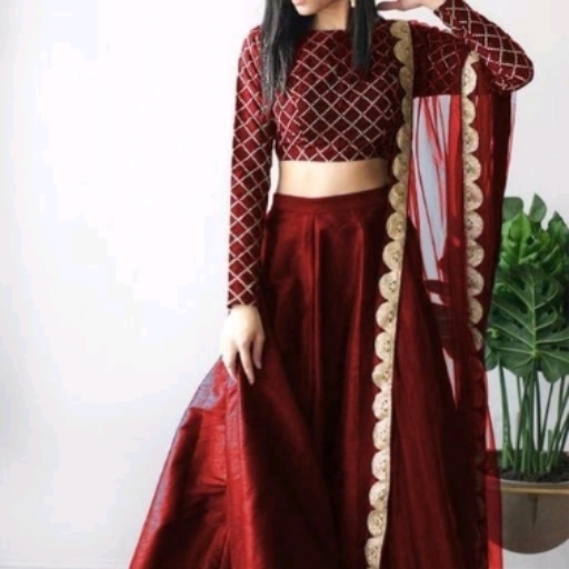 Fabulous Mulberry Silk Womens Lehenga
