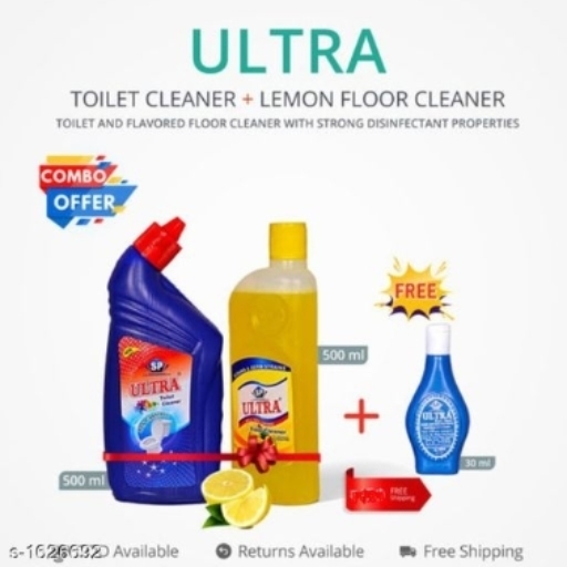 Toilet Cleaner + Lemon Floor Cleaner