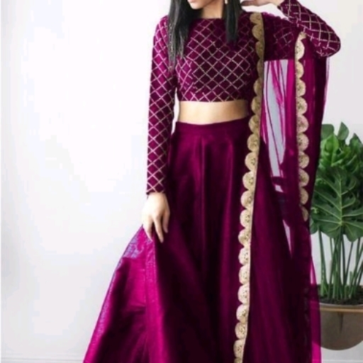 Fabulous Mulberry Silk Womens Lehenga
