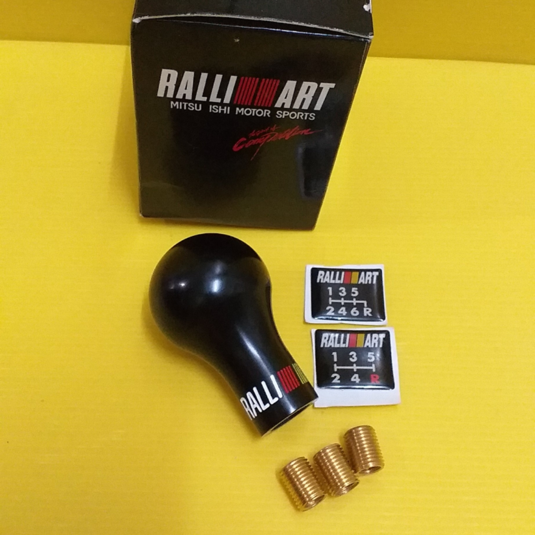 ralliart gear knob