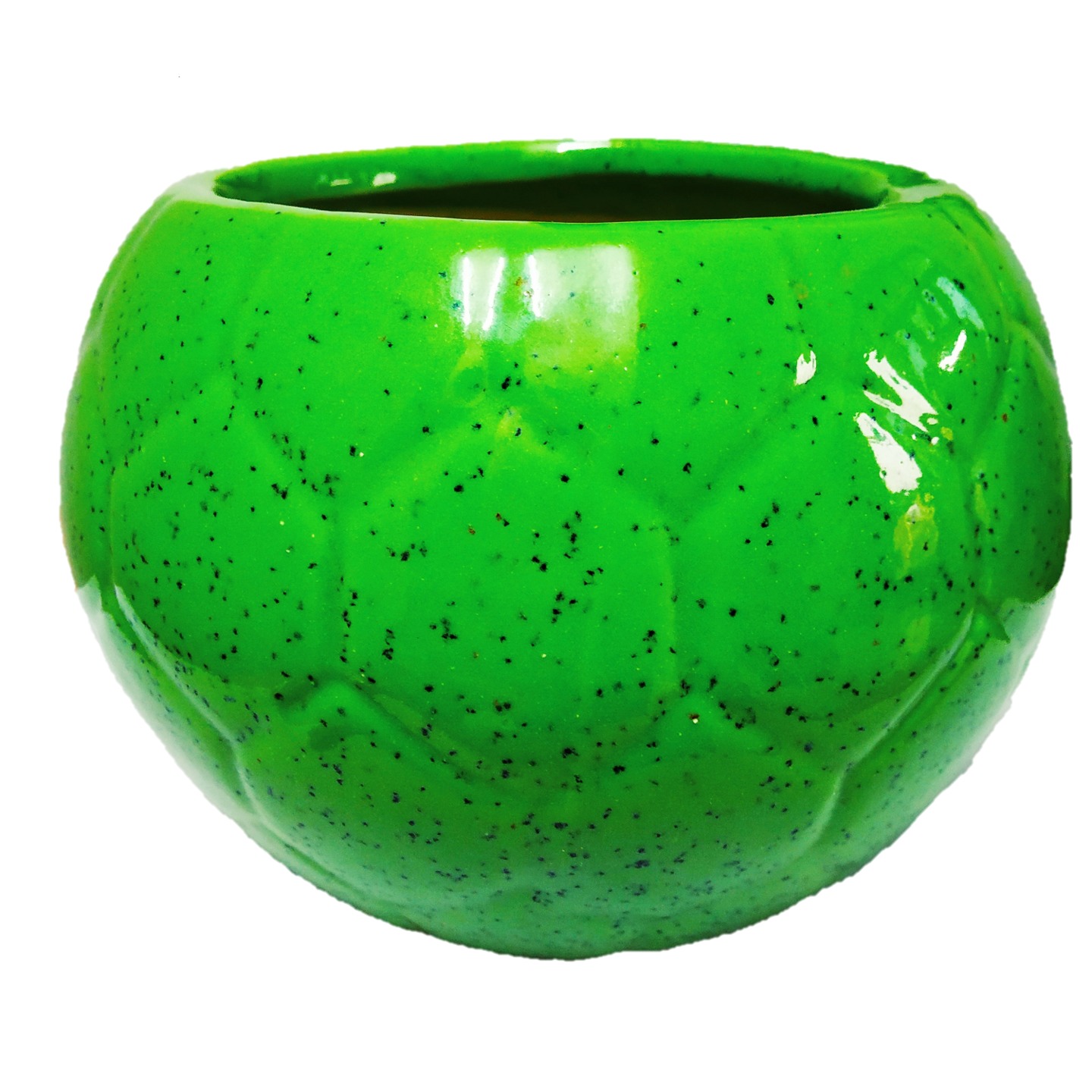 green ceramic pot for indoor plants