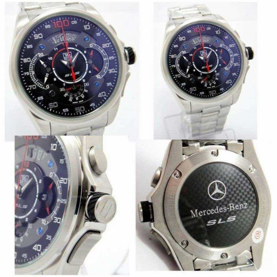 Tag Heuer Mercedes Benz SLS Silver Metal Strap

