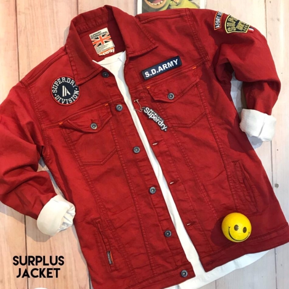 S D Army Denim Jackets