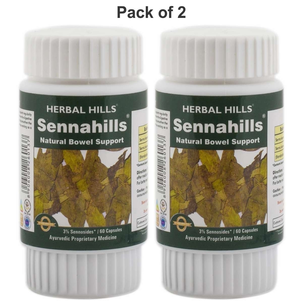 Herbal Hills Sennahills 60 Capsules Pack Of 2