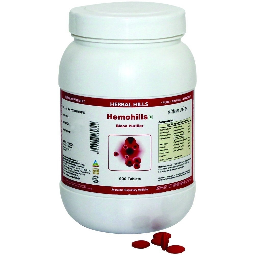 Herbal Hills Hemohills Blood Purifier 900 Tablets