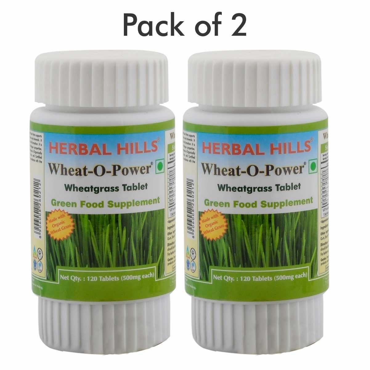 Herbal Hills Wheat-O-Power 120 Tablets 