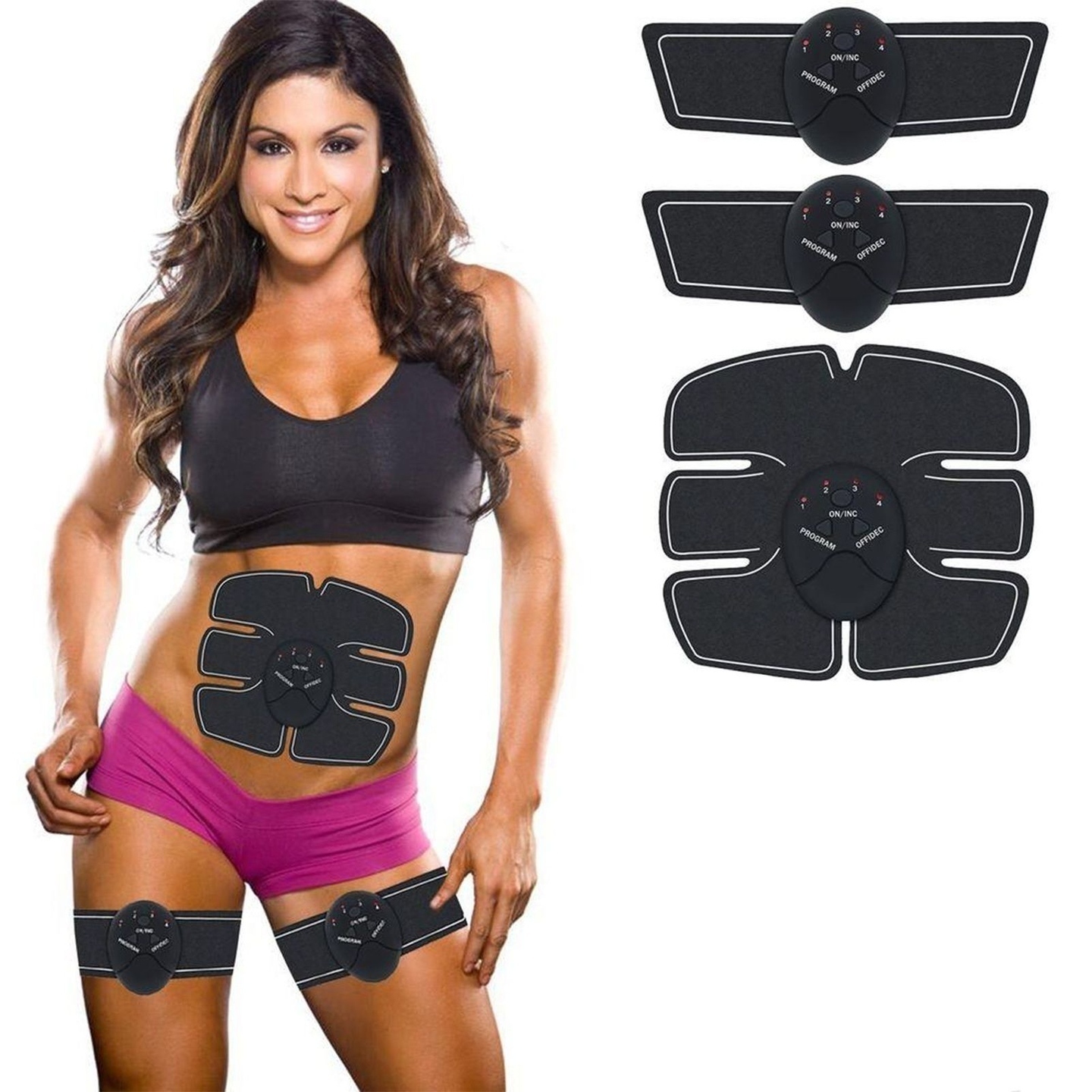 EMS Abdominal Muscles Exercise Trainer Smart ABS Stimulator Fitness Gym