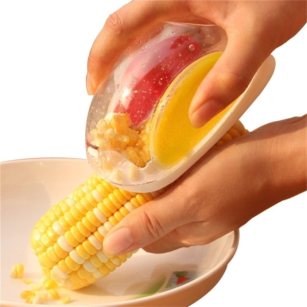 Corn Stripper Corn Cutter Corn Peeler Cooking Tools with Hand Protector