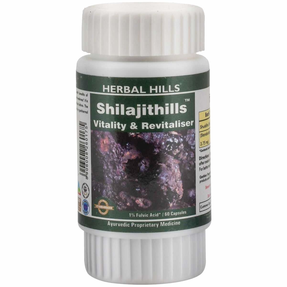 Herbal Hills Shilajithills 60 Capsules