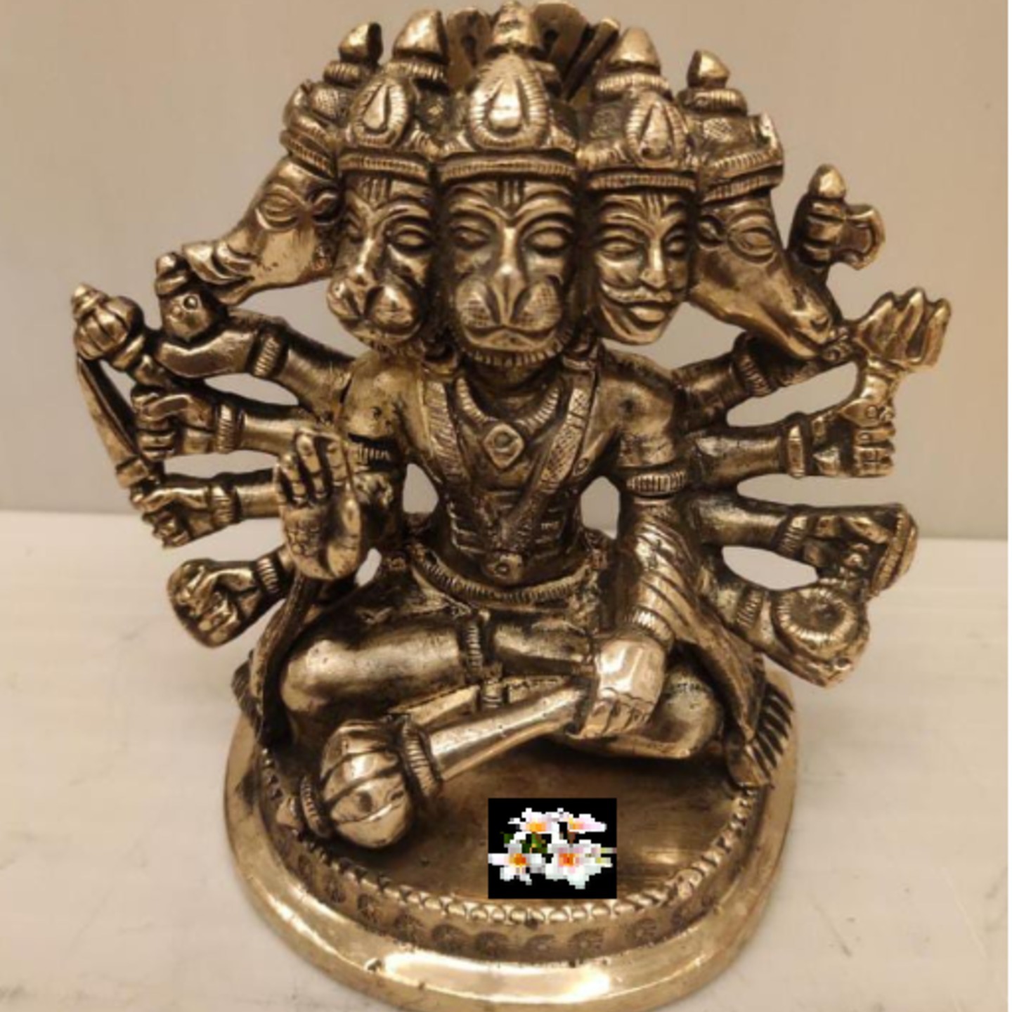 Brass Panchmukhi Hanuman Ji