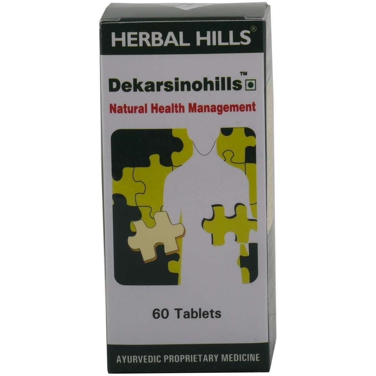 Herbal Hills Dekarsinohills Natural Health Management 60 Tablets