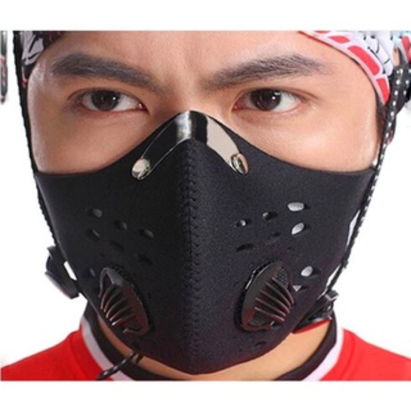 SAMYAKA REUSABLE ANTI POLLUTION ACTIVATED CARBON DUST FACE COVER