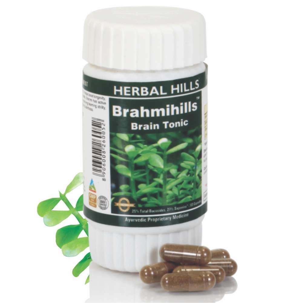Herbal Hills Brahmihills 60 Capsules Pack Of 2