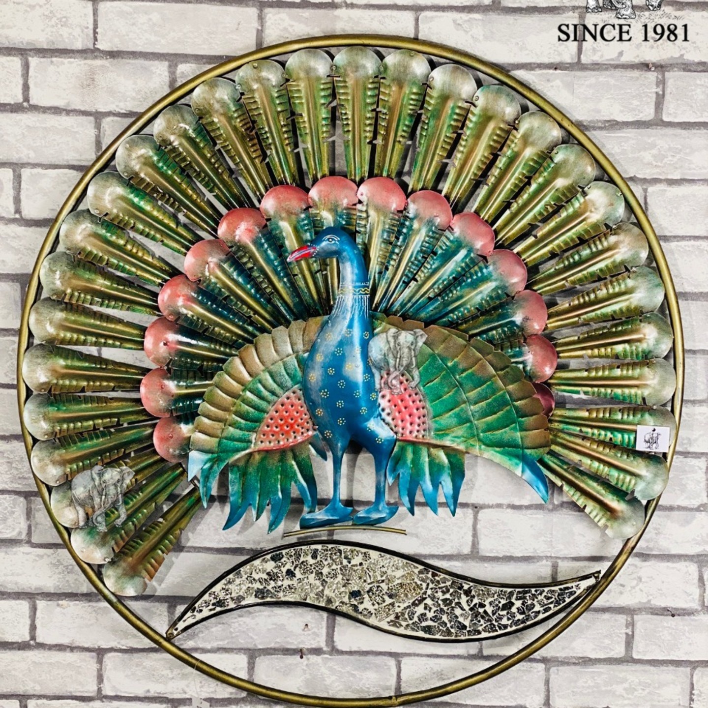 Dancing Peacock Wall Decor