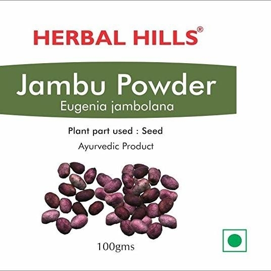 Herbal Hills Jambubeej Powder 100G Pack Of 2