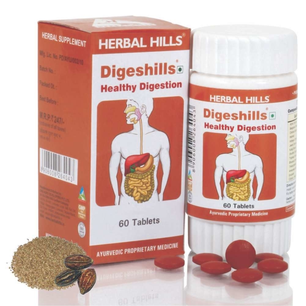 Herbal Hills Digeshills Healthy Digestion 60 Tablets