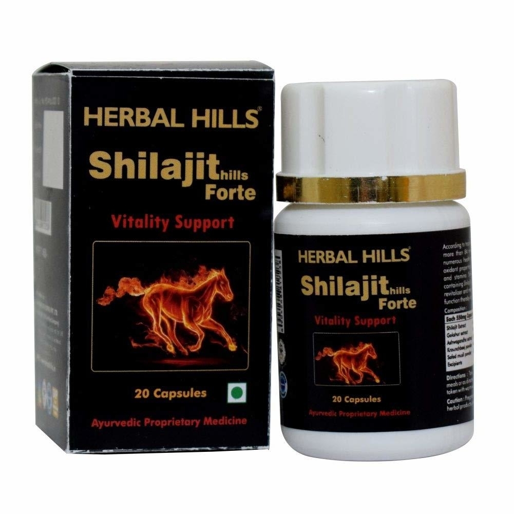 Herbal Hills Shilajithills Forte 20 Capsules