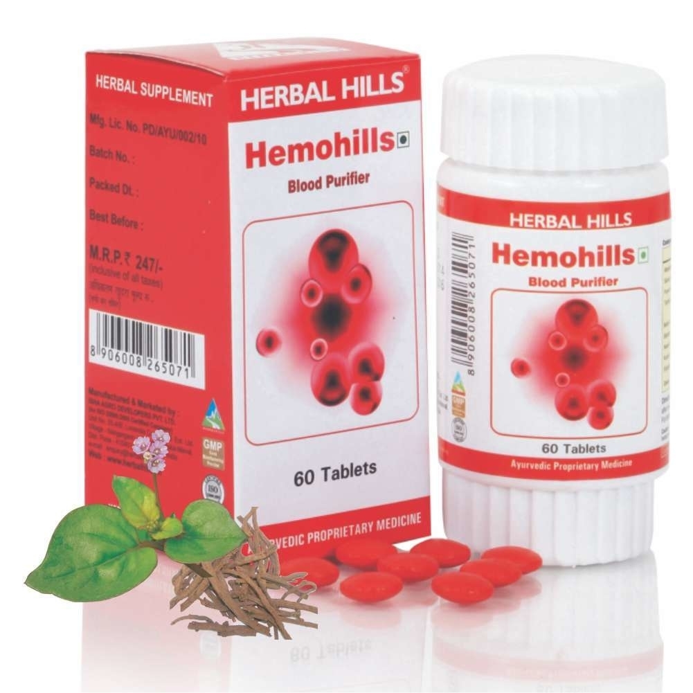 Herbal Hills Hemohills Blood Purifier 60 Tablets