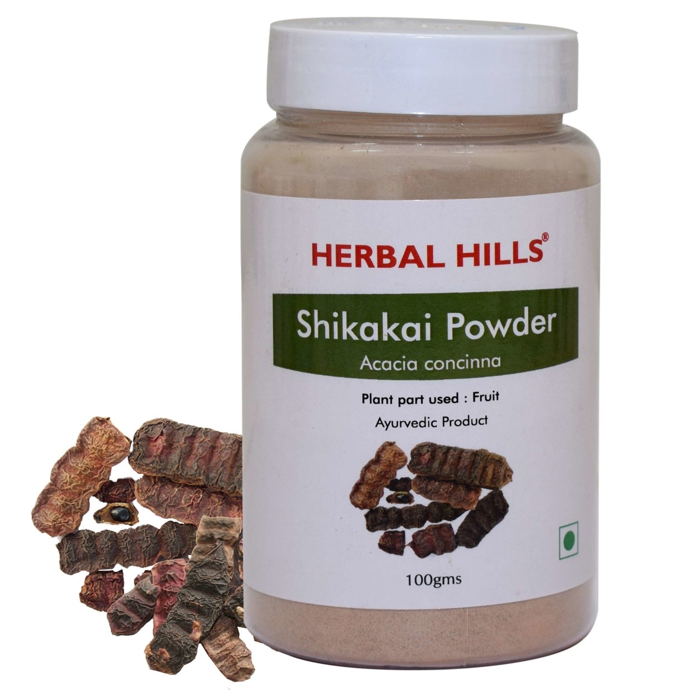 Herbal Hills Shikakai Powder 100G Pack Of 2