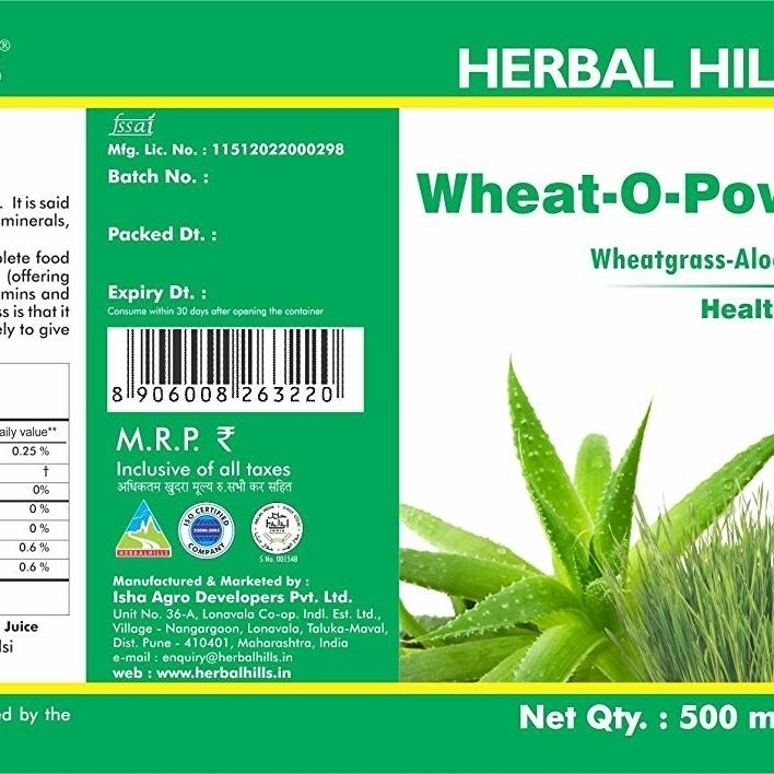 Herbal Hills Wheat-O-Power Juice 500Ml